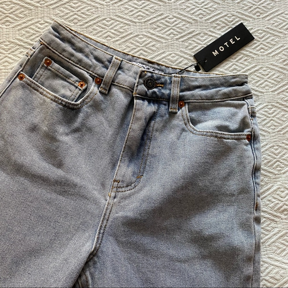NWT Motel Rocks split-leg jean - Picture 2 of 4
